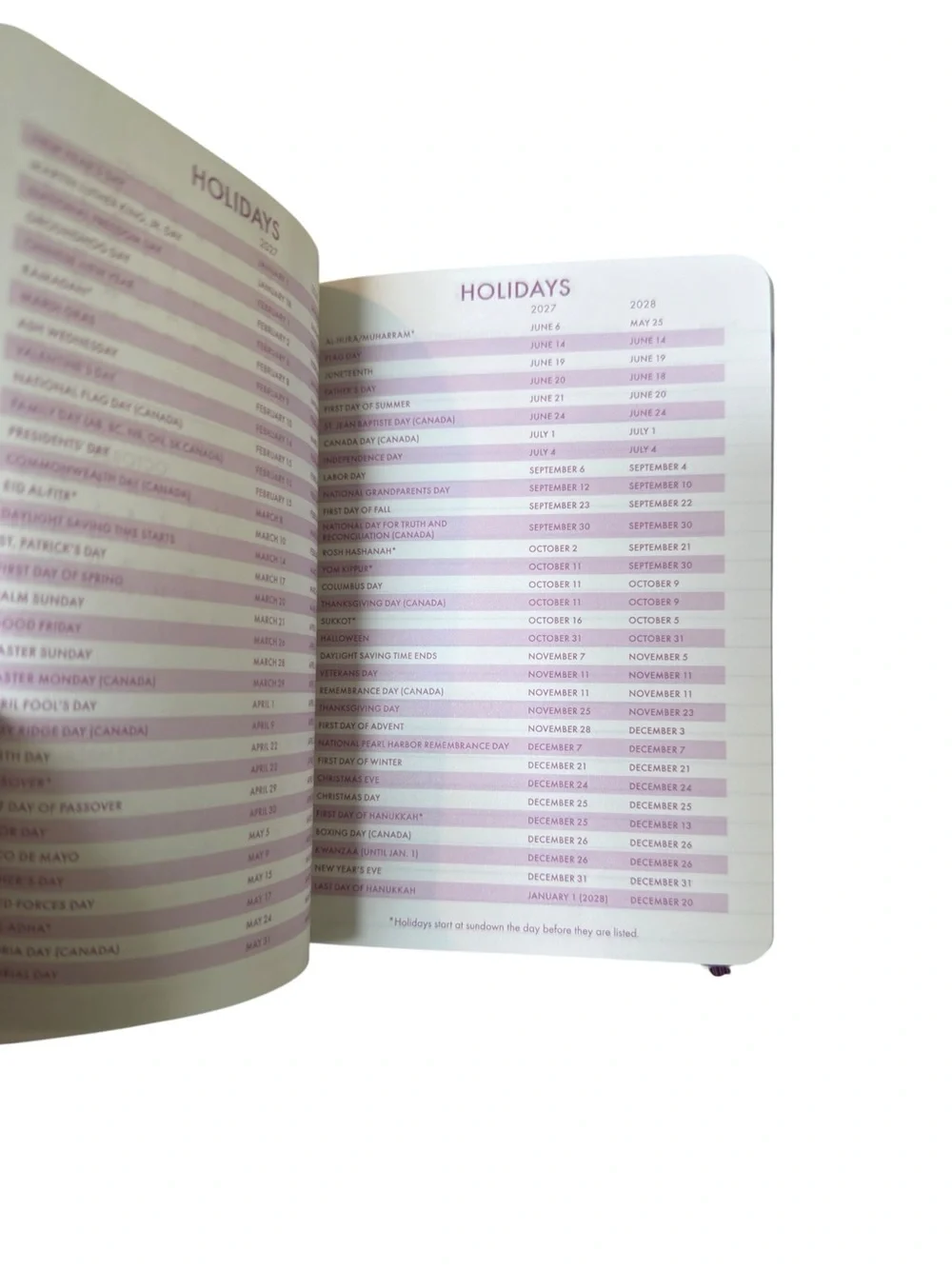 Set of 2 Scripture & Floral Print 2027-2028 Monthly Reference Pocket Planners